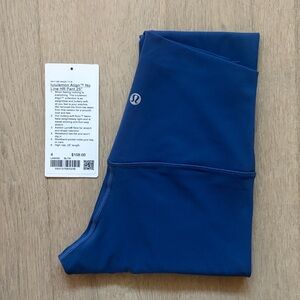 EUC align no line pant 25" blue twill size 4 lululemon